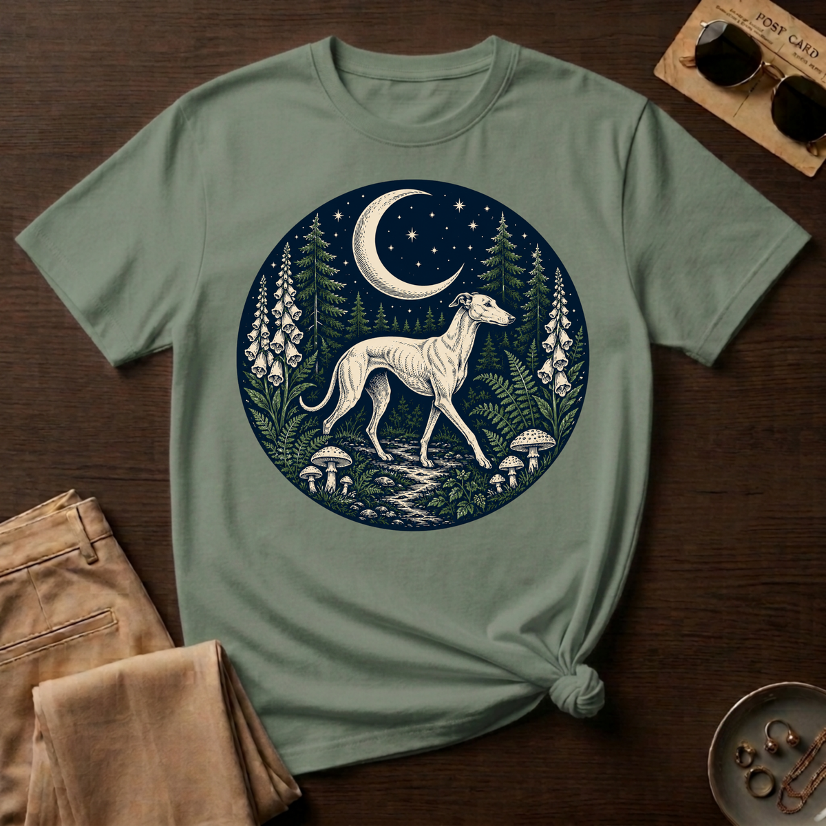 Mystical Night Forest T-Shirt