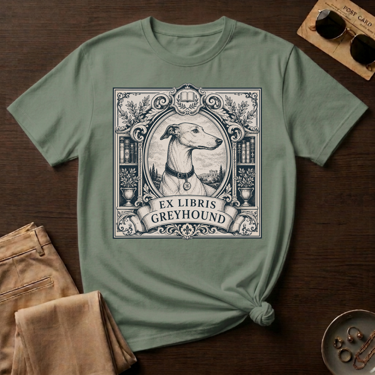 Ex Libris Greyhound T-Shirt