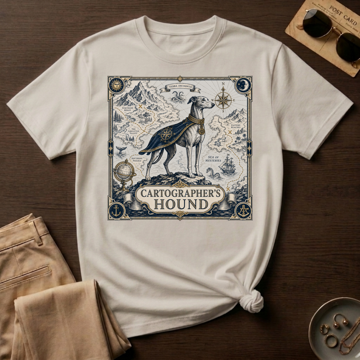 Cartographers Greyhound T-Shirt