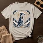 Moon Halo Celestial Greyhound T-Shirt
