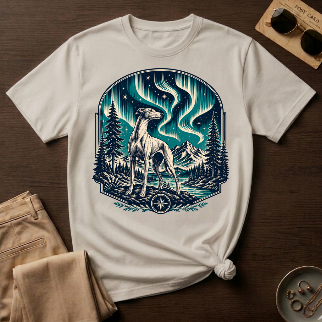 Northern Lights Greyhound T-Shirt