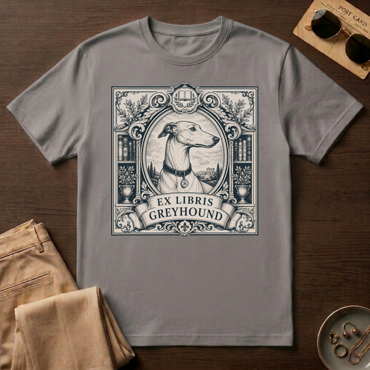 Ex Libris Greyhound T-Shirt