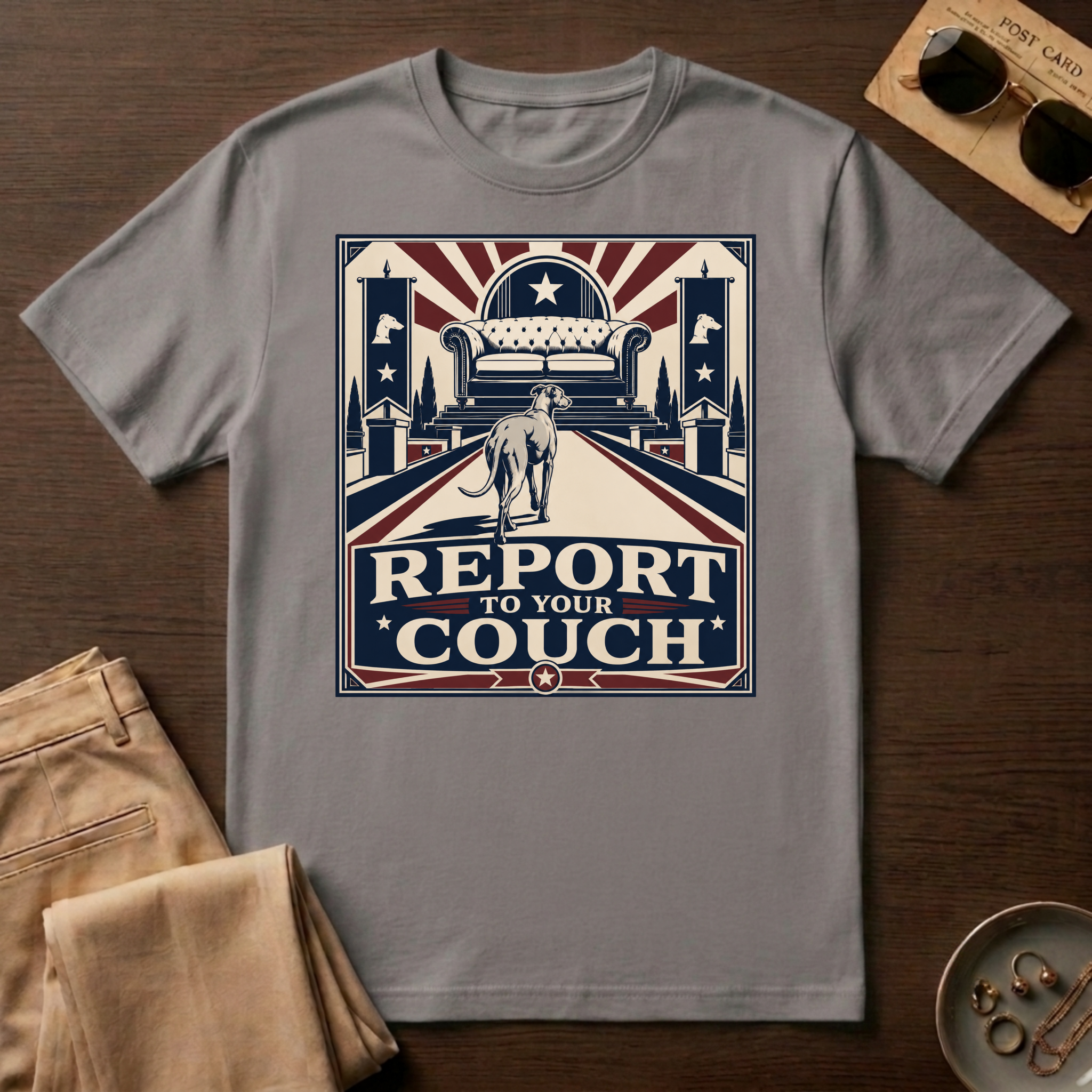 Report to Your Couch T-Shirt