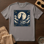 Celestial Greyhound with Moon & Stars T-Shirt
