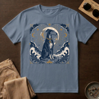 Moon Halo Celestial Greyhound T-Shirt
