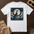 Celestial Greyhound with Moon & Stars T-Shirt