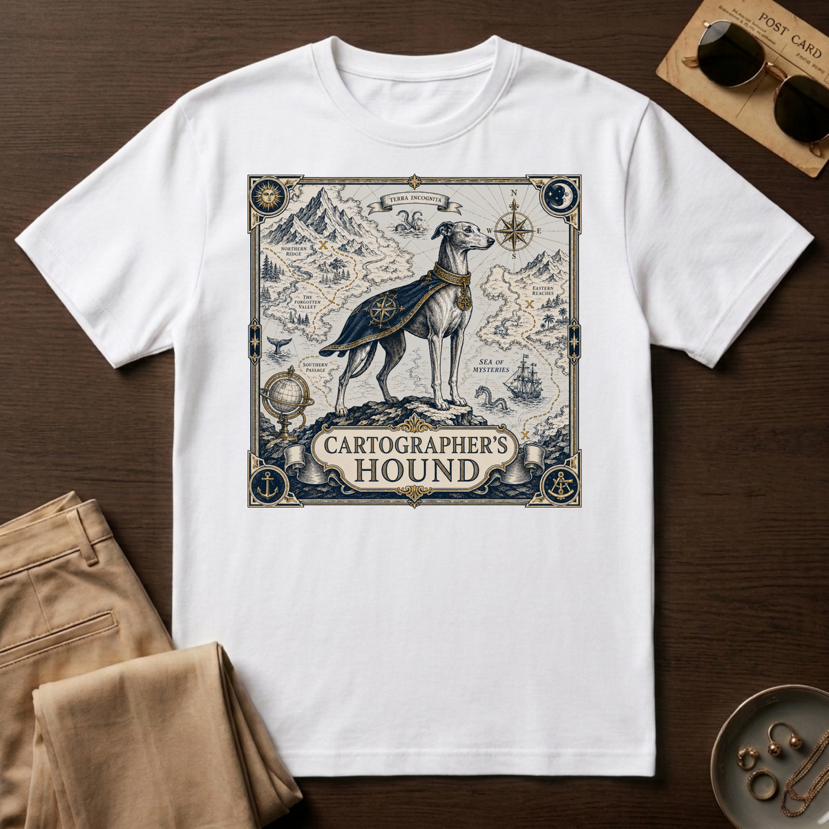 Cartographers Greyhound T-Shirt