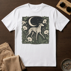 Greyhound in Moonlit Night T-Shirt