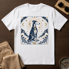 Moon Halo Celestial Greyhound T-Shirt