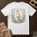 Greyhound Botanical Wreath T-Shirt
