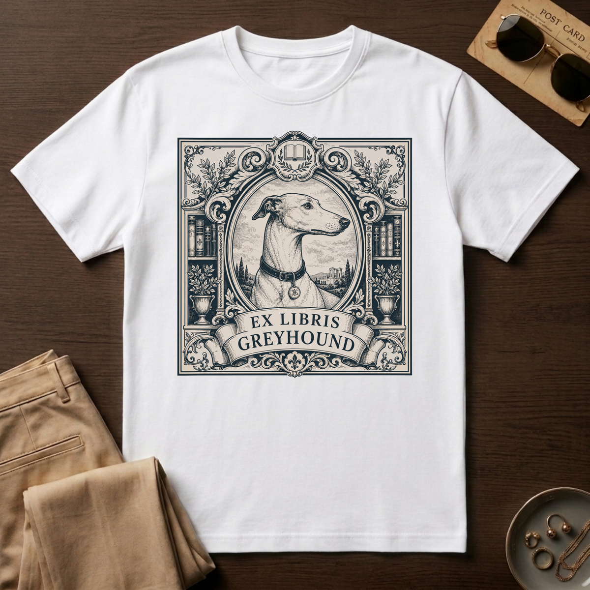 Ex Libris Greyhound T-Shirt