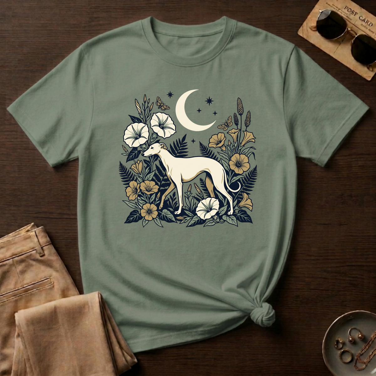 Night Garden Stroll T-Shirt